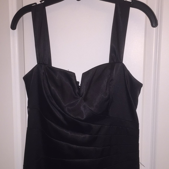 Silky Little Black Dress - Picture 2 of 2